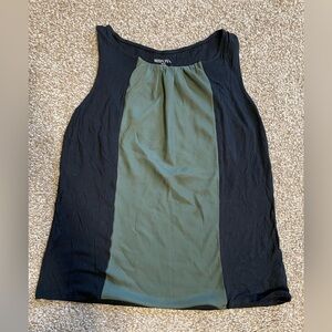 Merona Black and Olive Tank Top